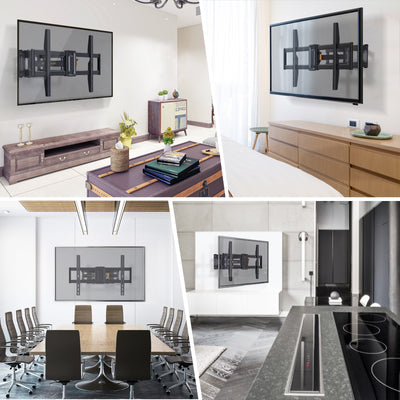 Full Motion TV Wall Mount For 37″ to 82″ TVs