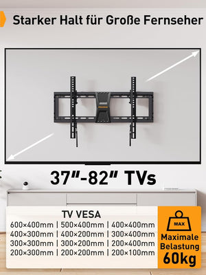 TV Wall Bracket for 37–82 inch LCD LED 3D Plasma TVs