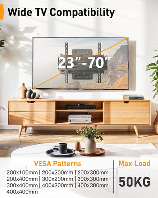TV Wall Bracket for 23-70 inch TVs up to 50kg