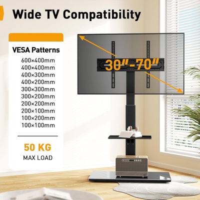 TV Floor Stand for 30-70 inch TVs