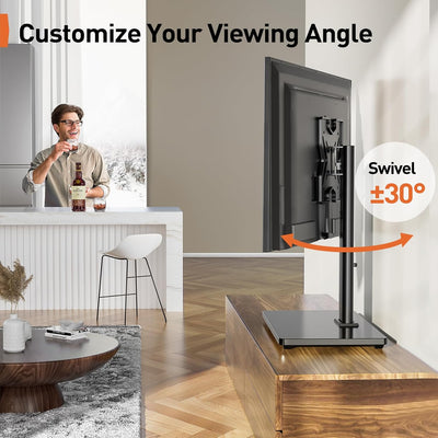Swivel Universal TV Stand/Base for 19-43 inch LCD LED TVs
